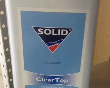 фото Лак двухкомпонентный акрил-уретановый 5000 мл+2500 мл SOLID CLEARTOP