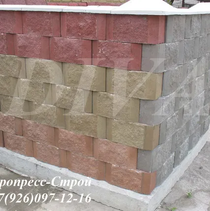 Фото №4 Вибропресс вп 21 для декоративных блоков купить Россия