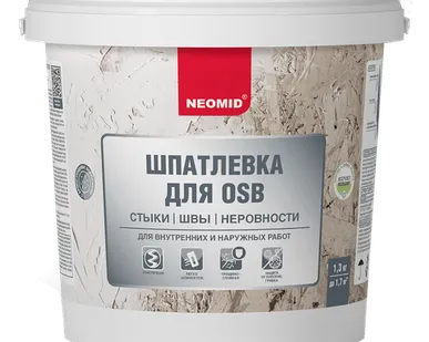 фото Шпатлевка для плит OSB NEOMID 1,3 кг