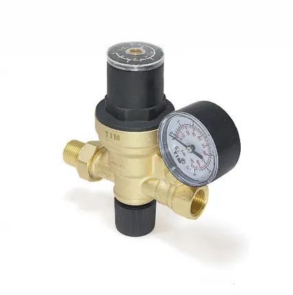 Фото №0 Клапан автоматической подпитки 1/2" TIM  с манометром