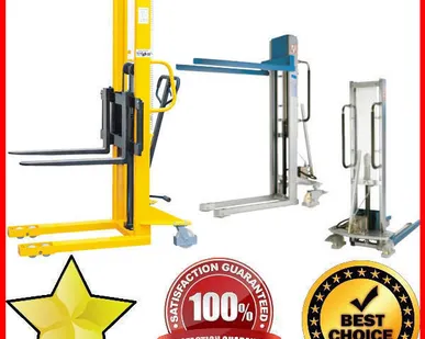 фото Штабелер ручной с гидравлическим подъемом