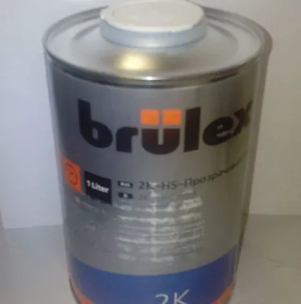 Фото №0 Лак 2К-HS прозрачный Brulex 1 л