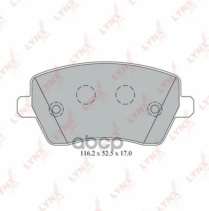 Фото №0 Колодки Тормозные Дисковые | Перед | LYNXauto арт. BD5739