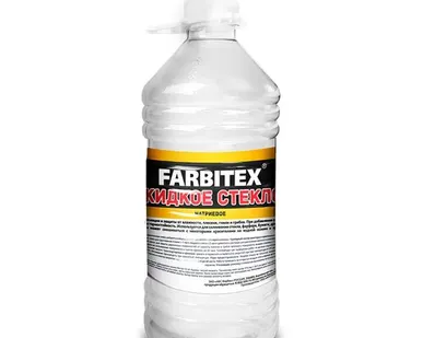 фото Жидкое стекло 3,8 кг/3л ФАРБИТЕКС (1/6)