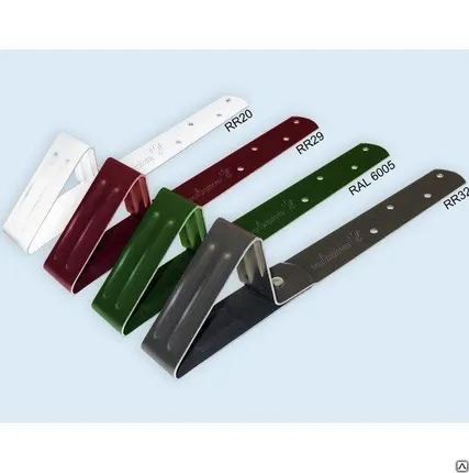 Фото №0 Снегозадержатели для гибкой черепицы красный