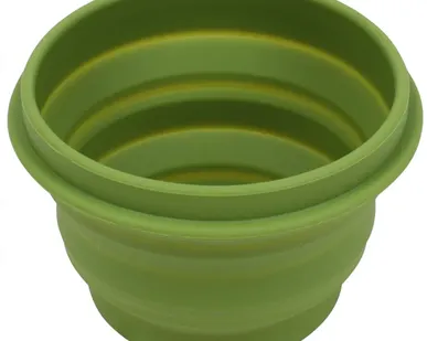 фото Миска силиконовая с крышкой оливковая 500 мл. Track