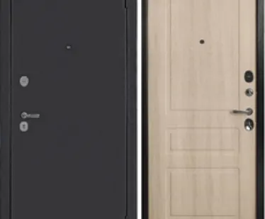 фото Сейф-дверь sidoorov s-75 антик серебро темное/дуб филадельфия крем