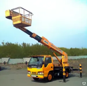 фото Аренда телескопической автовышки