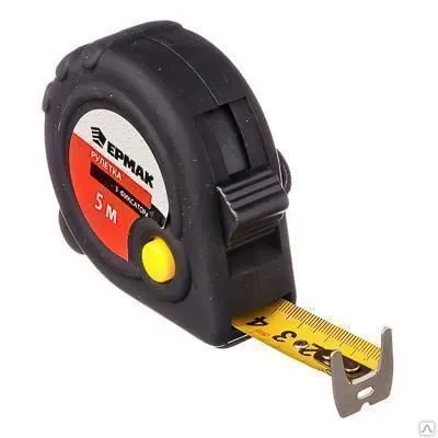 Фото №0 Рулетка "Черная" Ермак, 5 м