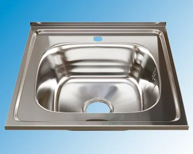 фото Мойка из нержавейки накладная 500х500х160 (0,6) выпуск 3 1/2&quot;, с сифоном