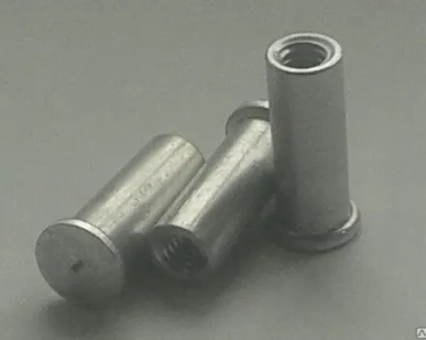 фото Втулка М 3х 10 CD резьбовая приварная, алюминевая