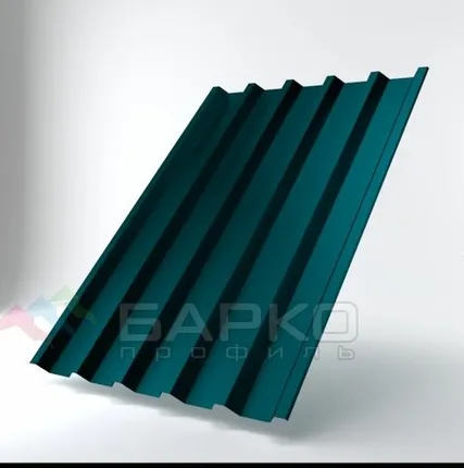 Фото №0 Профлист Н-44 - 1050 мм (1000 мм) Водная синь RAL 5021 Полиэстер 0.7