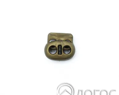 фото Фиксатор пластик 2 отв. Овал 20х15, оксид