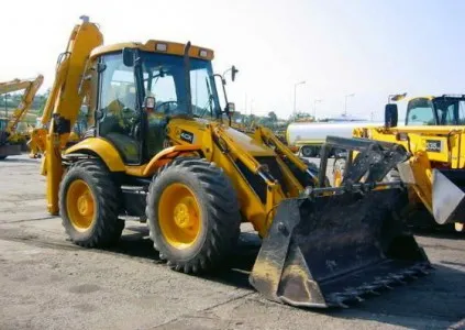 Фото №0 Планировка экскаватором погрузчиком BEML BL9H(4X4)