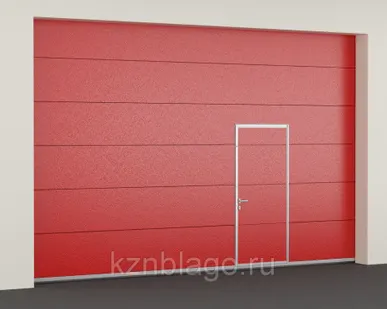 фото Секционные противопожарные ворота с классом огнестойкости EI60