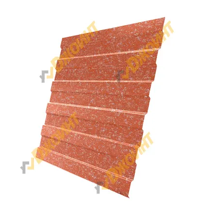 Фото №0 Профнастил С-10 0,5 MATGRANIT NEW RAL 8004 терракотовый