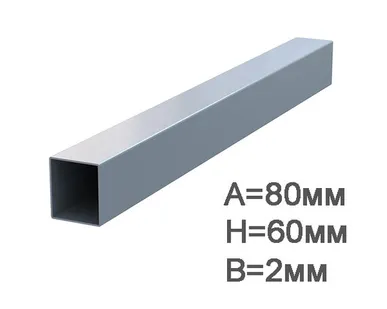 фото Профильная труба 80х60х2мм