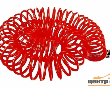 фото Шланг пневматический 15 метров QUATTRO ELEMENTI, спиральный, разъем EURO