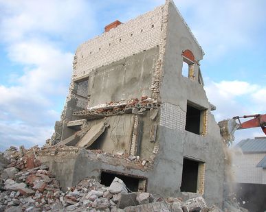 фото Все виды демонтажа бетонных зданий