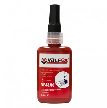 Фото №0 Клей-герметик анаэробный VALFEX 50 мл. синий