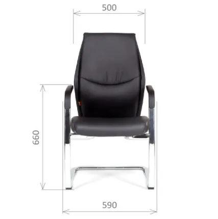 Фото №4 Кресло посетителя CHAIRMAN-Vista-V