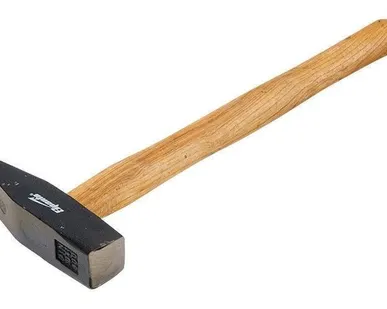 фото Молоток слесарный 100 г, квадратный боек, деревянная ручка SPARTA