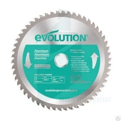 Фото №0 Диск Evolution EVOBLADEAL 180х20х2х54 по алюминию