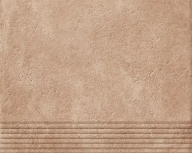 фото Керамический гранит CERSANIT Carpet 298x298 темно-бежевый ступень 14456 (CP4A156)