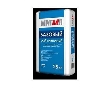 фото Клей плиточный 'Базовый' 25 кг МАГМА