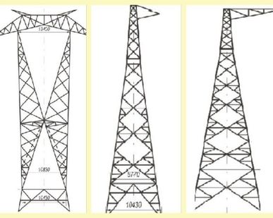 фото Промежуточная металлическая опора П220-3Т