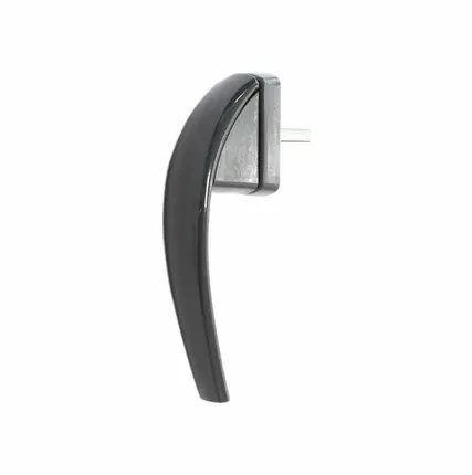 Фото №0 Ручка оконная Internika "Весна" алюминиевая 37 мм 45° + 2 винта 5х45 антрацит RAL7016