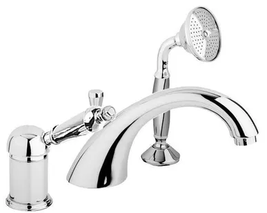 фото Смеситель на борт ванны хром, ручка металл Cezares Elite ELITE-BVDM-01-M Ce