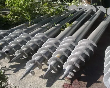 фото Винтовые сваи.