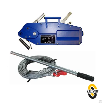 Фото №0 Лебедка рычажная тросовая МТМ 1600, 1,6 т 20 м (тип ZNL)