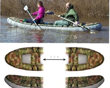 фото Байдарка "Налим" надувная (1,2,3,4 и 5 местная)