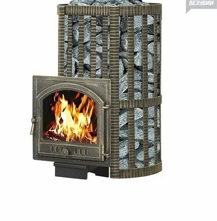 Фото №0 Чугунная печь Ураган Ковка 22 (205)