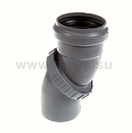 Фото №0 Отвод универсальный D 050 серый СИНИКОН Стандарт