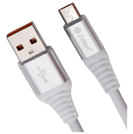 Фото №0 Кабель Zetton Round Soft USB -