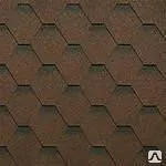 фото Мягкая кровля Шинглас классик Кадриль соната коричневый (3 м2)