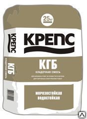 фото Клей для газобетона Крепс 25 кг