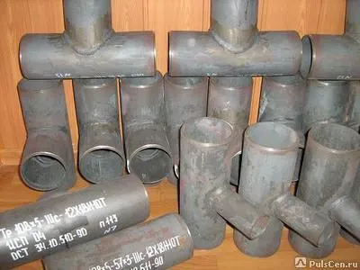 Фото №0 Тройник равнопроходной сварной 159х6 ст.10Х17Н13М2Т (шов по горловине)