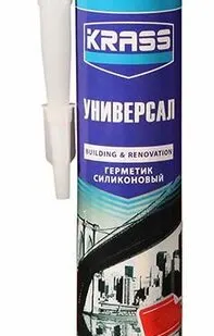 фото Герметик силикон универсальный KRASS белый 300 мл
