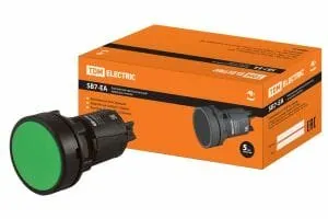 фото Кнопка SB7-EA31 d22мм 1з зеленая TDM
