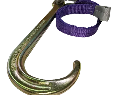 фото Строп текстильный с J-крюком, 1000 мм, 2500 кг