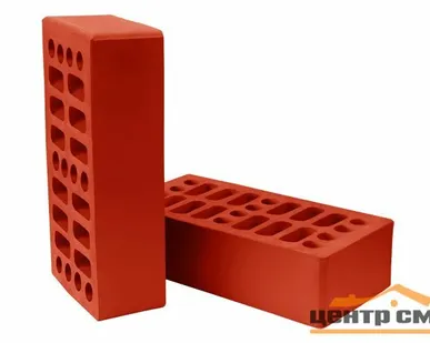 фото Кирпич лицевой пустотелый 1НФ/М150/F75 Нерехта 250х120х65 мм КРАСНЫЙ (9216 шт./фура)