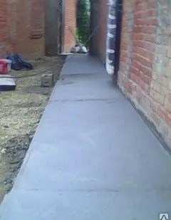 фото Заливка отмостки