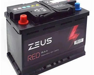 фото Аккумулятор ZEUS RED 75 Ач п.п.