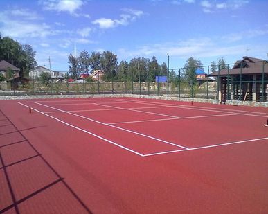 фото Наливные покрытия спортивных залов