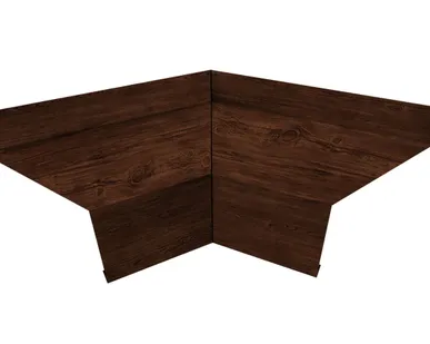 фото Угол отлива внутренний 150 0,45 Print Elite с пленкой Cherry Wood