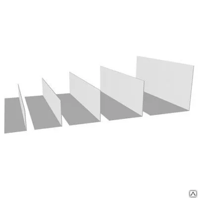 Фото №0 Угол ПВХ 30х30 белый (2,7м) У30 25шт/уп